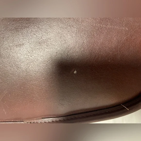 VINTAGE COACH TRIBECA SHOULDER BAG IN MAHOGANY - Picture 13 of 16